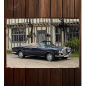 Металлическая табличка Bentley Corniche Convertible